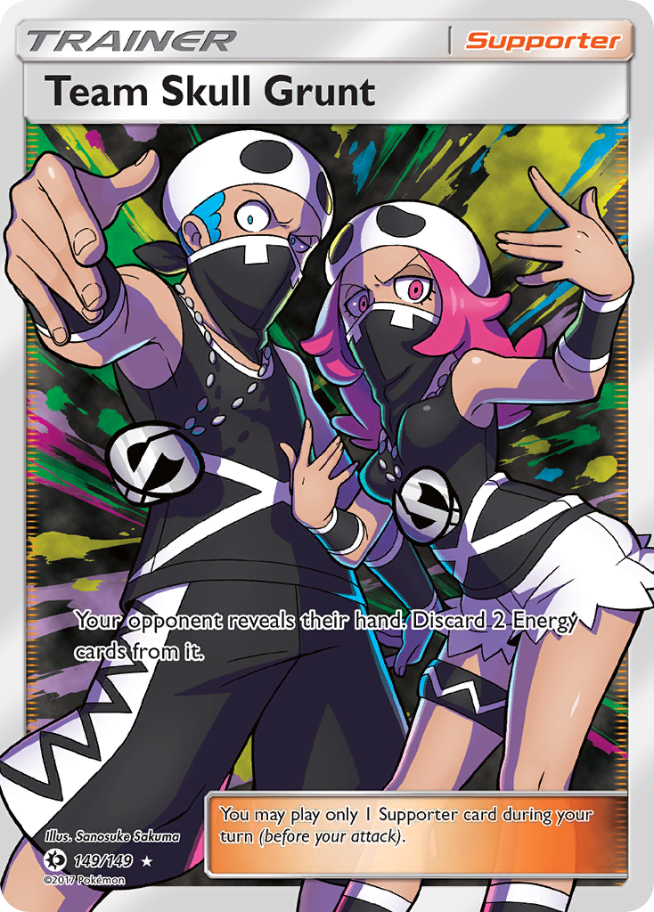 Team Skull Grunt (149/149) [Sun & Moon: Base Set] | Clutch Gaming