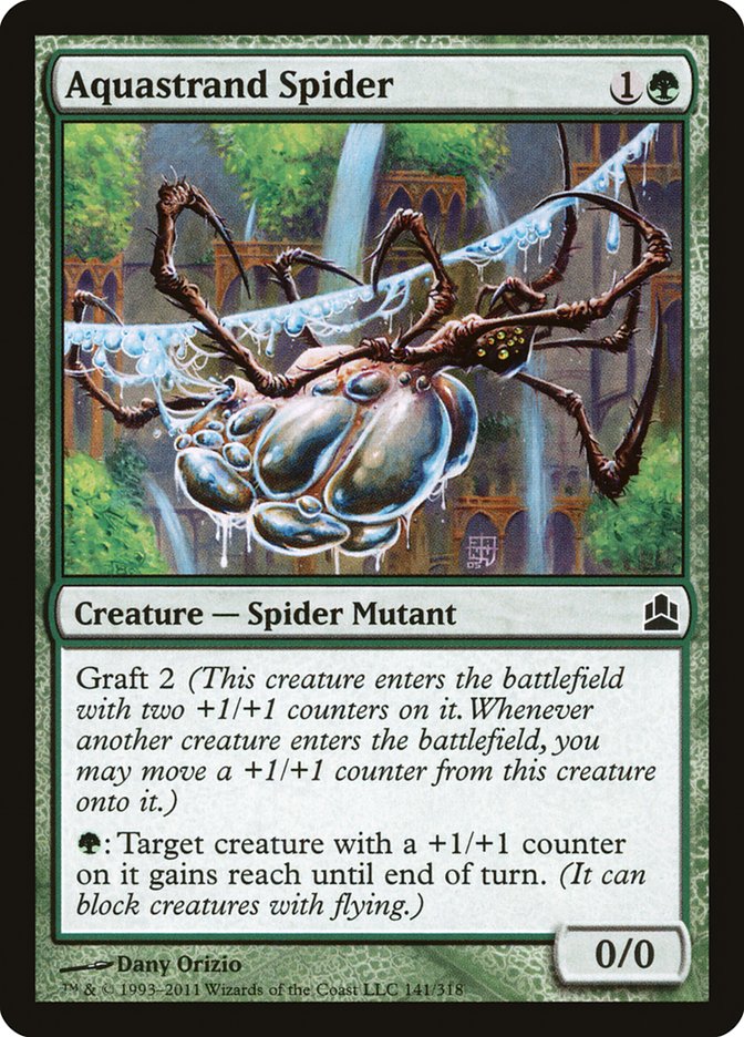 Aquastrand Spider [Commander 2011] | Clutch Gaming