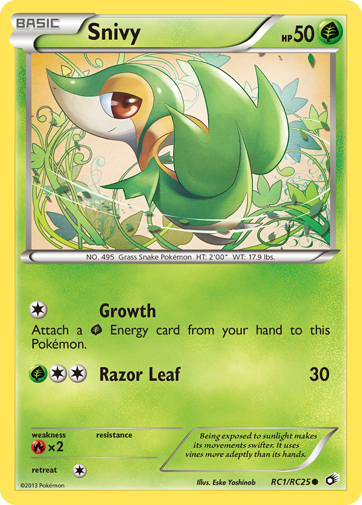 Snivy (RC1/RC25) [Black & White: Legendary Treasures] | Clutch Gaming