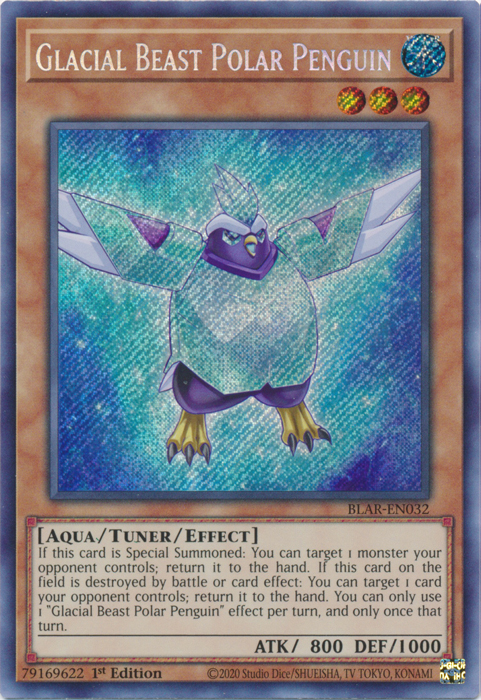 Glacial Beast Polar Penguin [BLAR-EN032] Secret Rare | Clutch Gaming