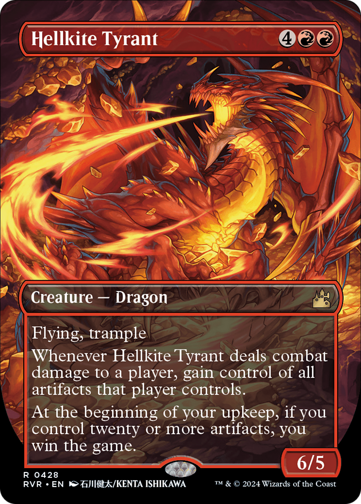 Hellkite Tyrant (Anime Borderless) [Ravnica Remastered] | Clutch Gaming