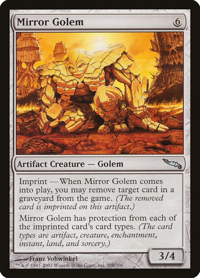 Mirror Golem [Mirrodin] | Clutch Gaming