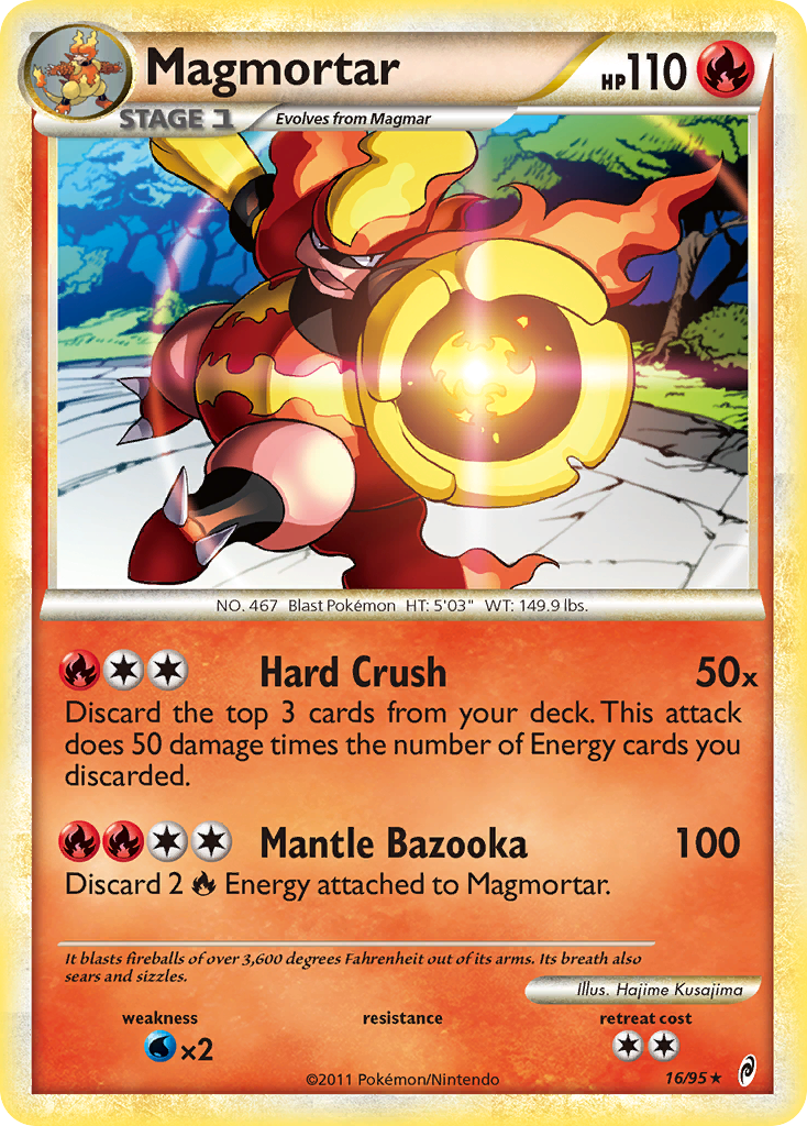 Magmortar (16/95) [HeartGold & SoulSilver: Call of Legends] | Clutch Gaming