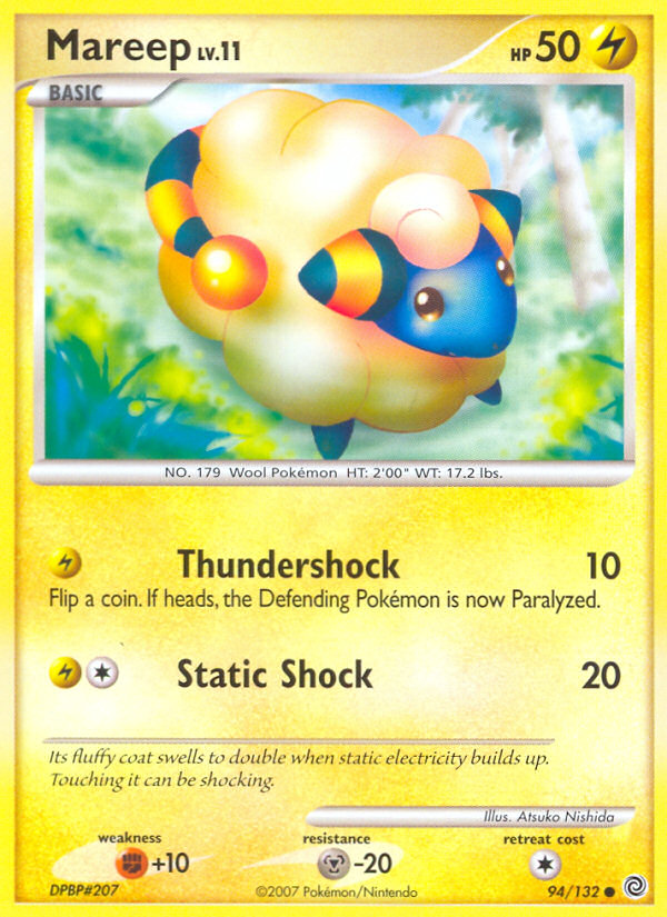 Mareep (94/132) [Diamond & Pearl: Secret Wonders] | Clutch Gaming