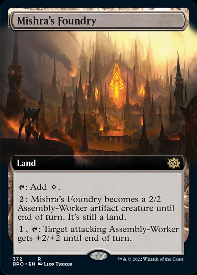 Mishra's Foundry (Extended Art) [The Brothers' War] | Clutch Gaming