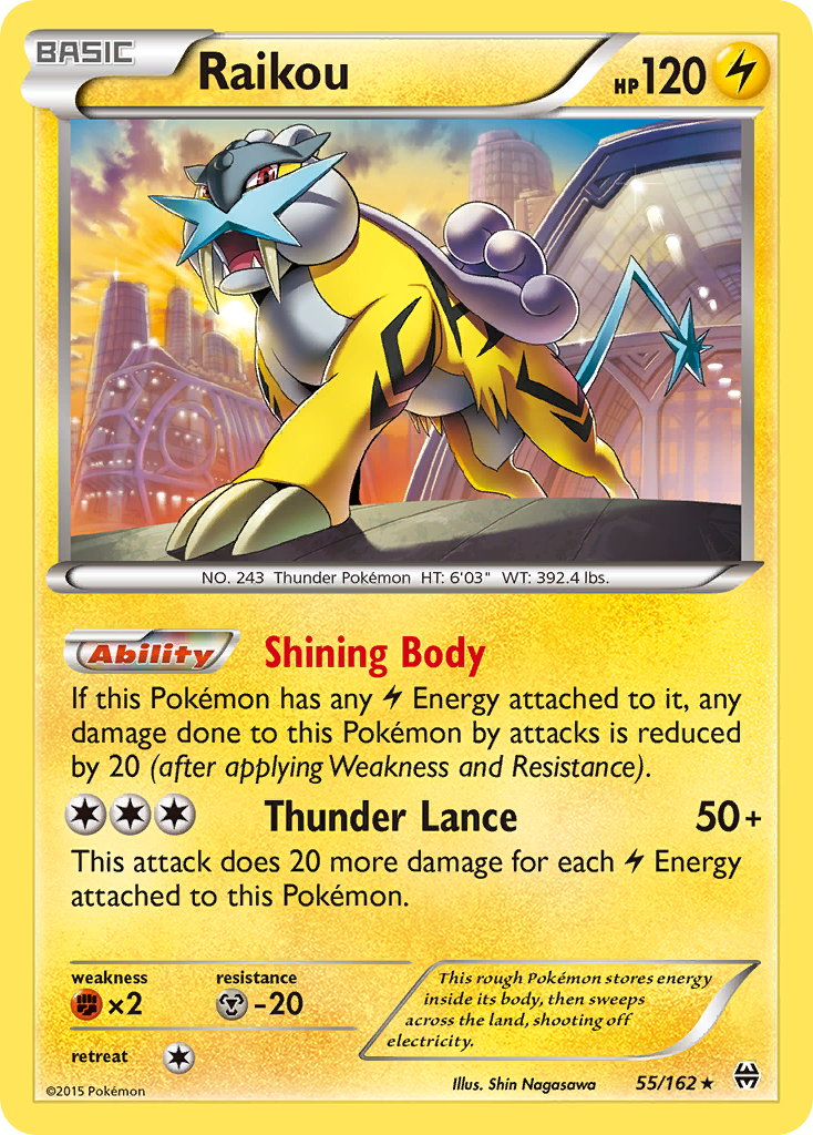 Raikou (55/162) [XY: BREAKthrough] | Clutch Gaming