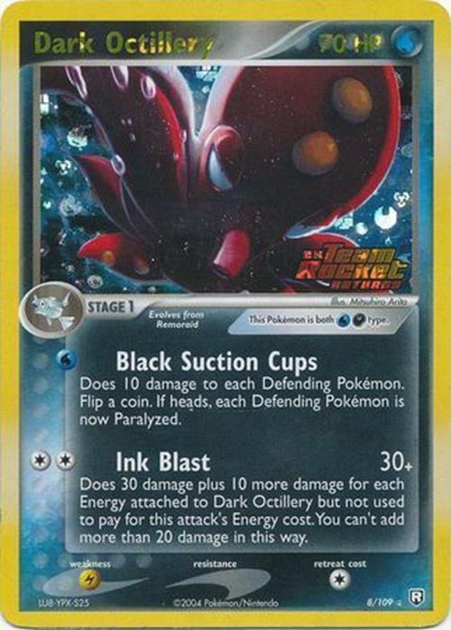 Dark Octillery (8/109) (Stamped) [EX: Team Rocket Returns] | Clutch Gaming