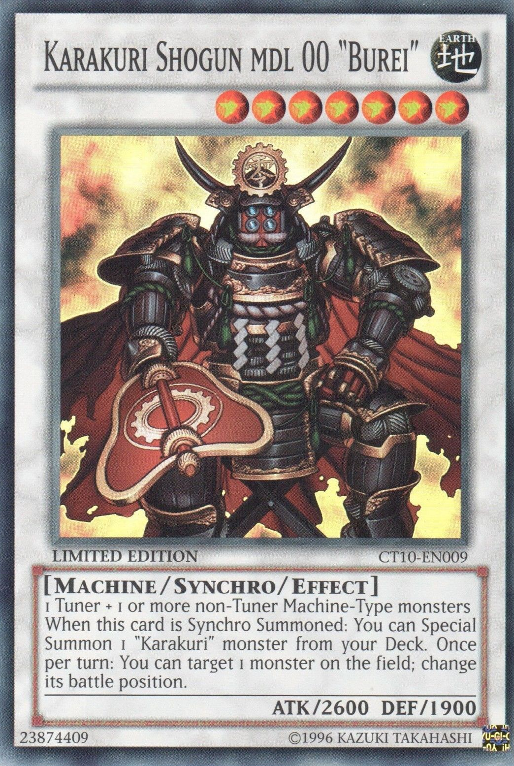 Karakuri Shogun mdl 00 "Burei" [CT10-EN009] Super Rare | Clutch Gaming