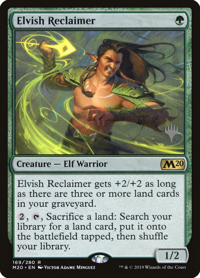 Elvish Reclaimer (Promo Pack) [Core Set 2020 Promos] | Clutch Gaming