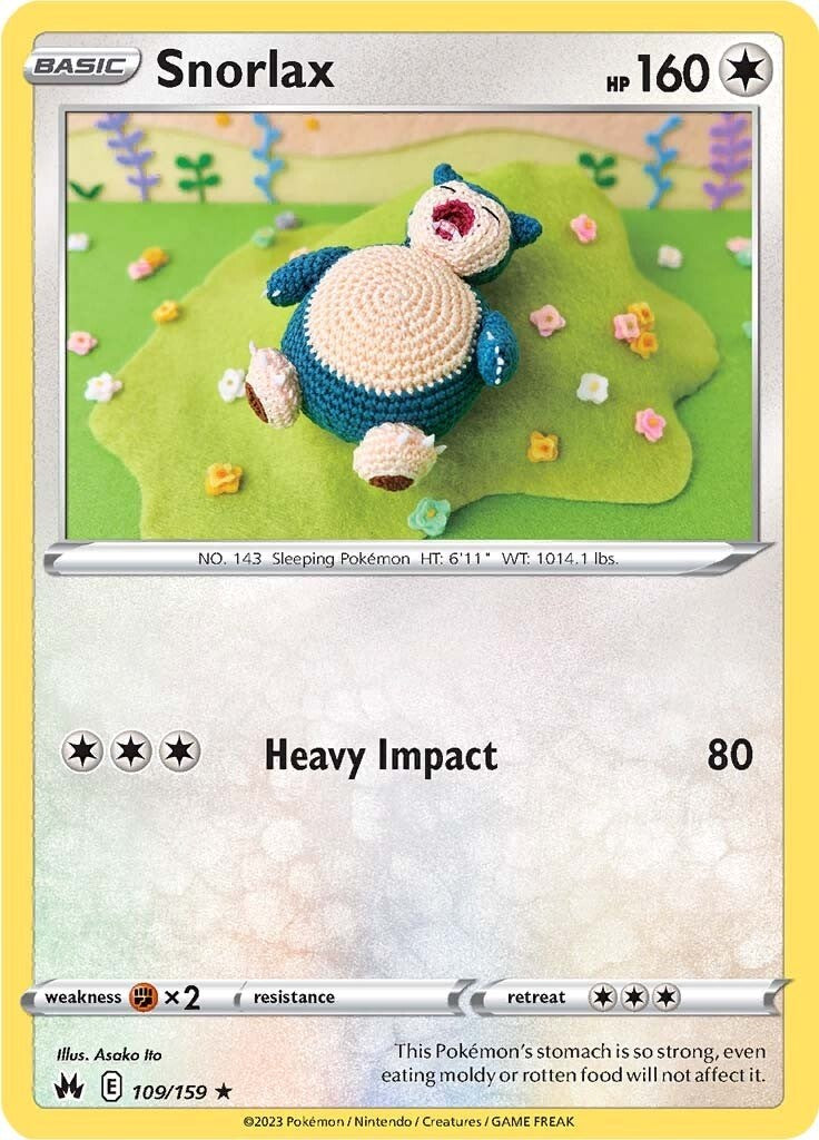 Snorlax (109/159) [Sword & Shield: Crown Zenith] | Clutch Gaming