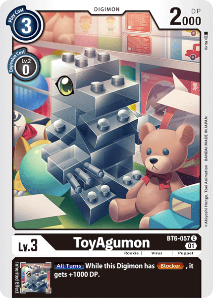 ToyAgumon [BT6-057] [Double Diamond] | Clutch Gaming