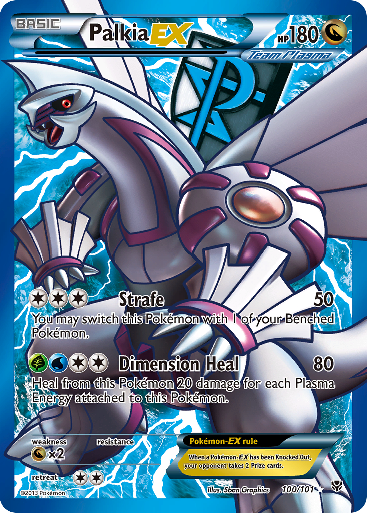 Palkia EX (100/101) [Black & White: Plasma Blast] | Clutch Gaming