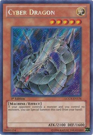 Cyber Dragon (Alternate Art) [LCGX-EN176] Secret Rare | Clutch Gaming