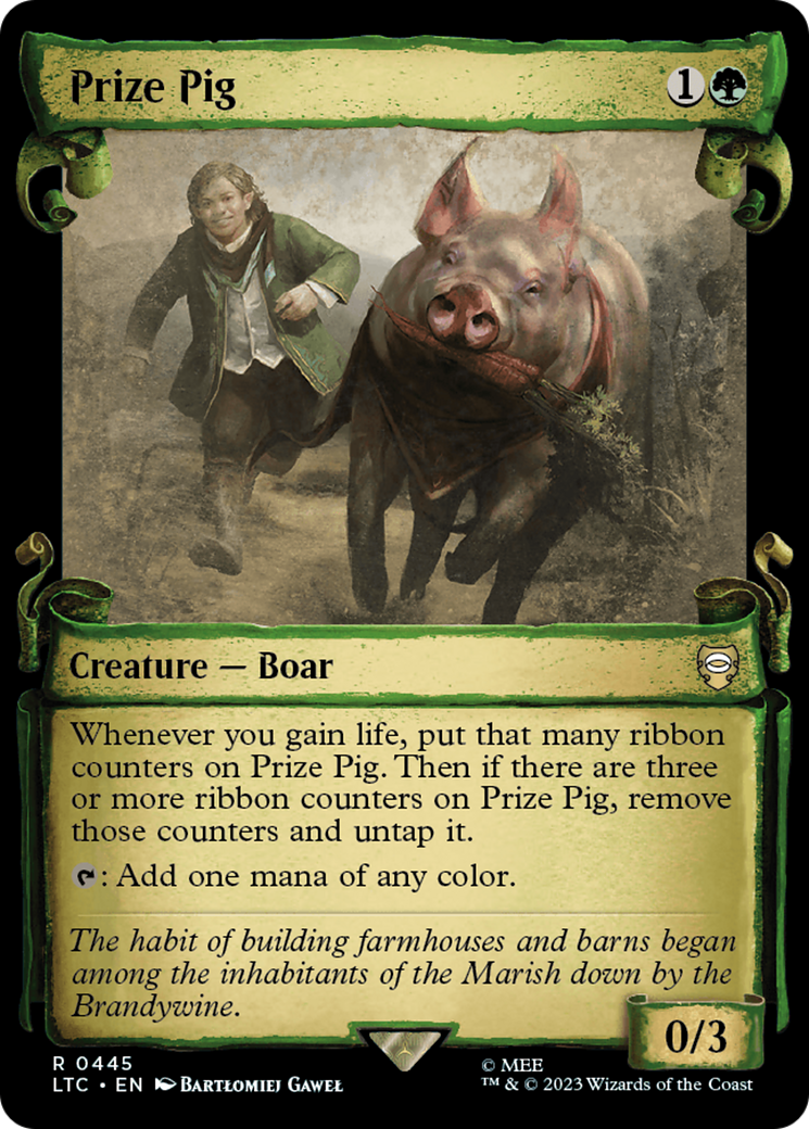 Prize Pig [The Lord of the Rings: Tales of Middle-Earth Commander Showcase Scrolls] | Clutch Gaming