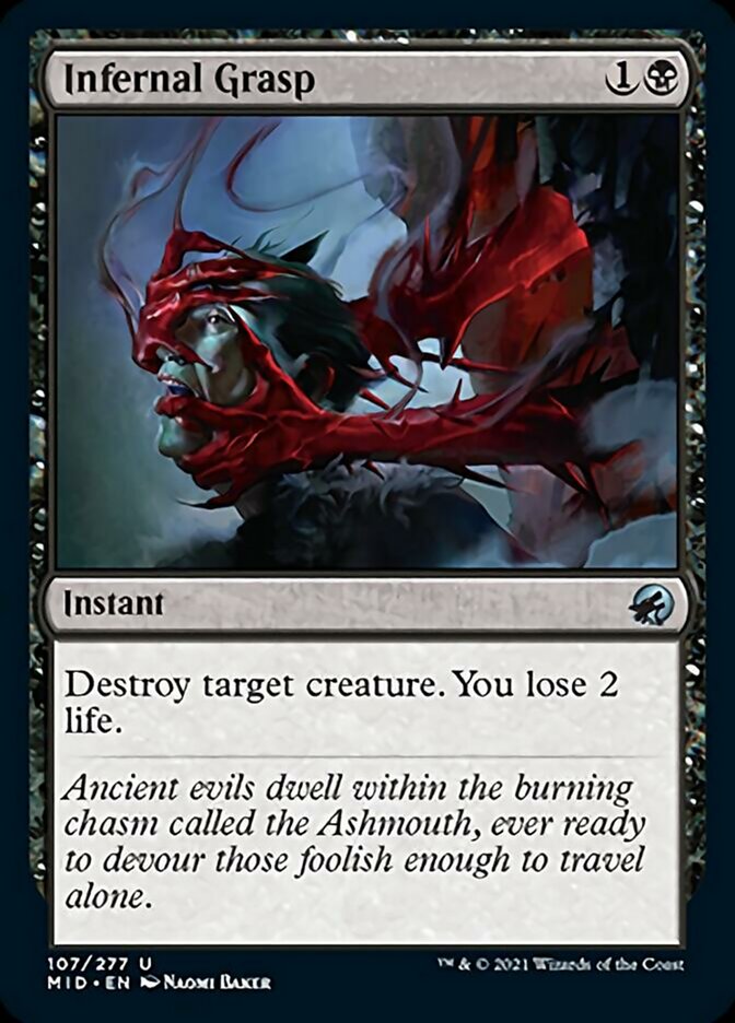 Infernal Grasp [Innistrad: Midnight Hunt] | Clutch Gaming