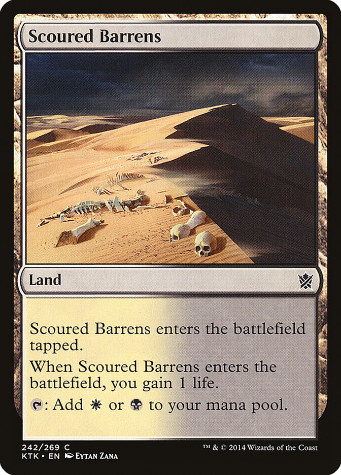 Scoured Barrens [Khans of Tarkir] | Clutch Gaming