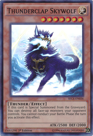 Thunderclap Skywolf [SECE-EN036] Super Rare | Clutch Gaming