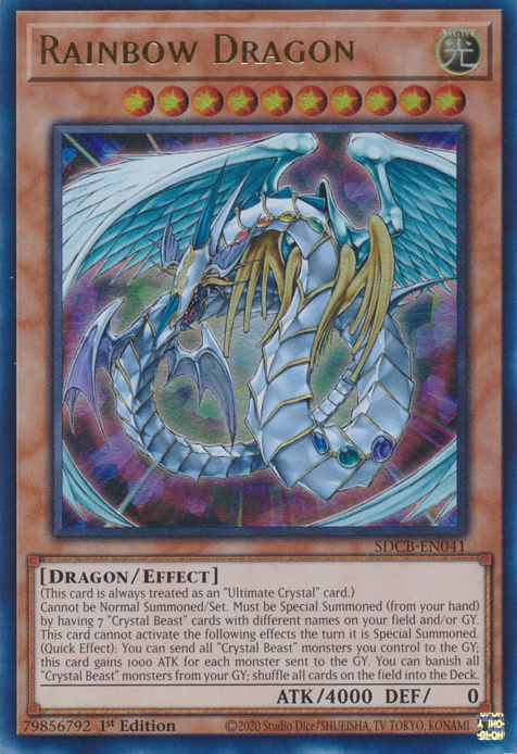 Rainbow Dragon [SDCB-EN041] Ultra Rare | Clutch Gaming