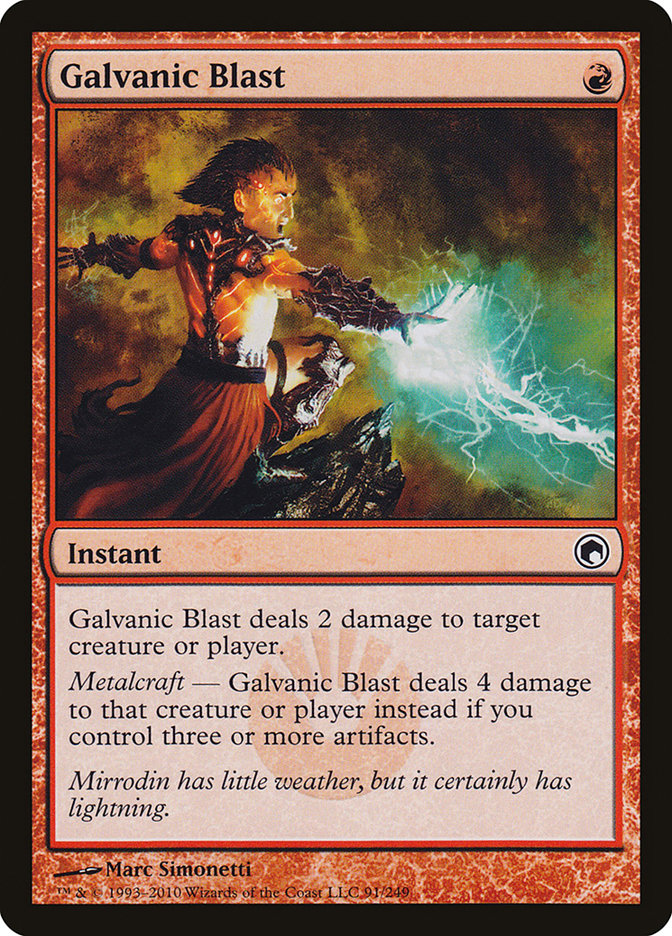 Galvanic Blast [Scars of Mirrodin] | Clutch Gaming