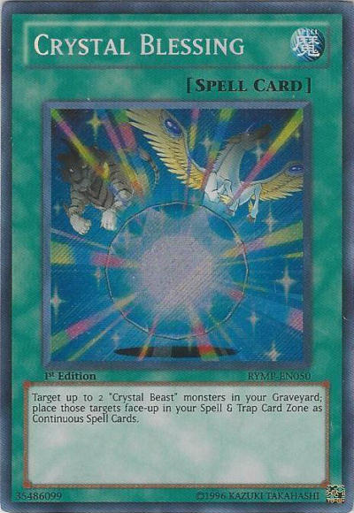 Crystal Blessing [RYMP-EN050] Secret Rare | Clutch Gaming