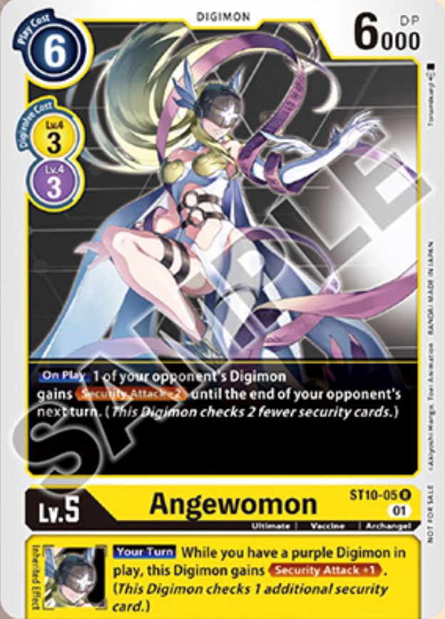 Angewomon [ST10-05] (Tamer Goods Set Angewomon & LadyDevimon) [Starter Deck: Parallel World Tactician Promos] | Clutch Gaming