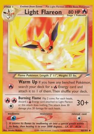 Light Flareon (46/105) [Neo Destiny Unlimited] | Clutch Gaming