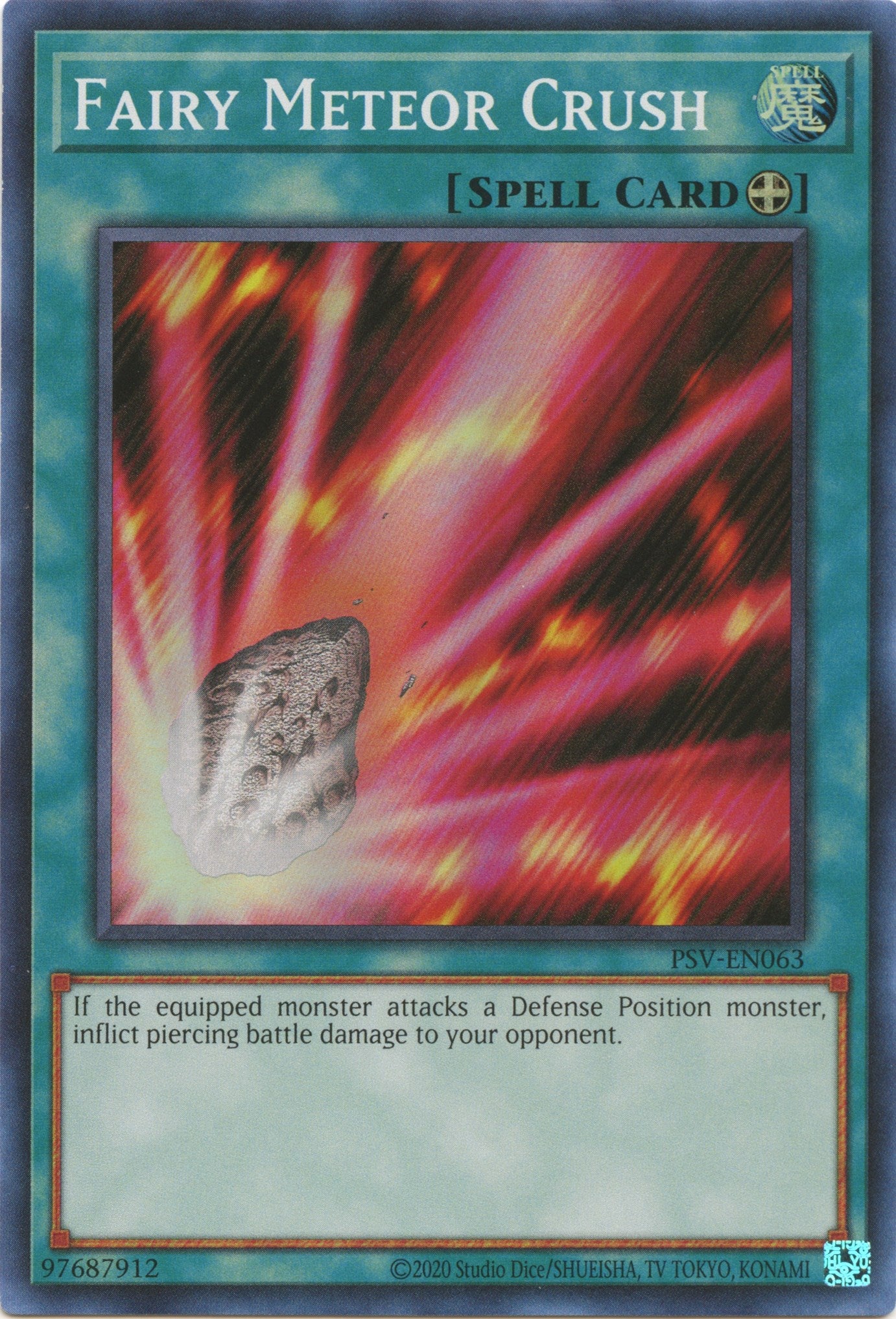 Fairy Meteor Crush (25th Anniversary) [PSV-EN063] Super Rare | Clutch Gaming