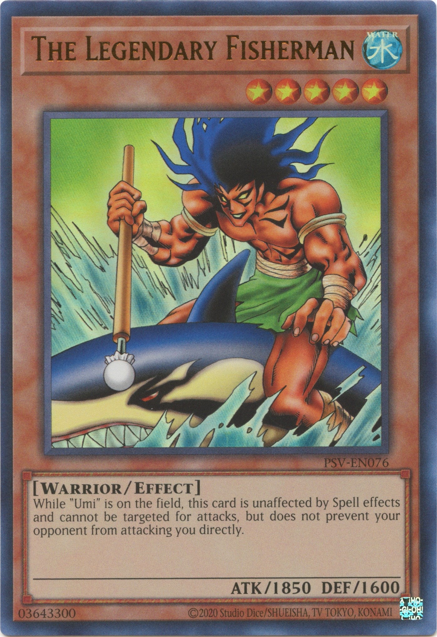 The Legendary Fisherman (25th Anniversary) [PSV-EN076] Ultra Rare | Clutch Gaming