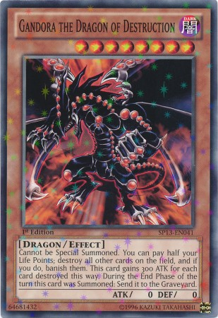 Gandora the Dragon of Destruction [SP13-EN041] Starfoil Rare | Clutch Gaming