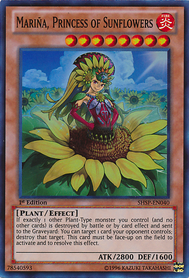 Marina, Princess of Sunflowers [SHSP-EN040] Super Rare | Clutch Gaming