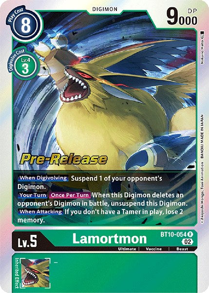 Lamortmon [BT10-054] [Xros Encounter Pre-Release Cards] | Clutch Gaming