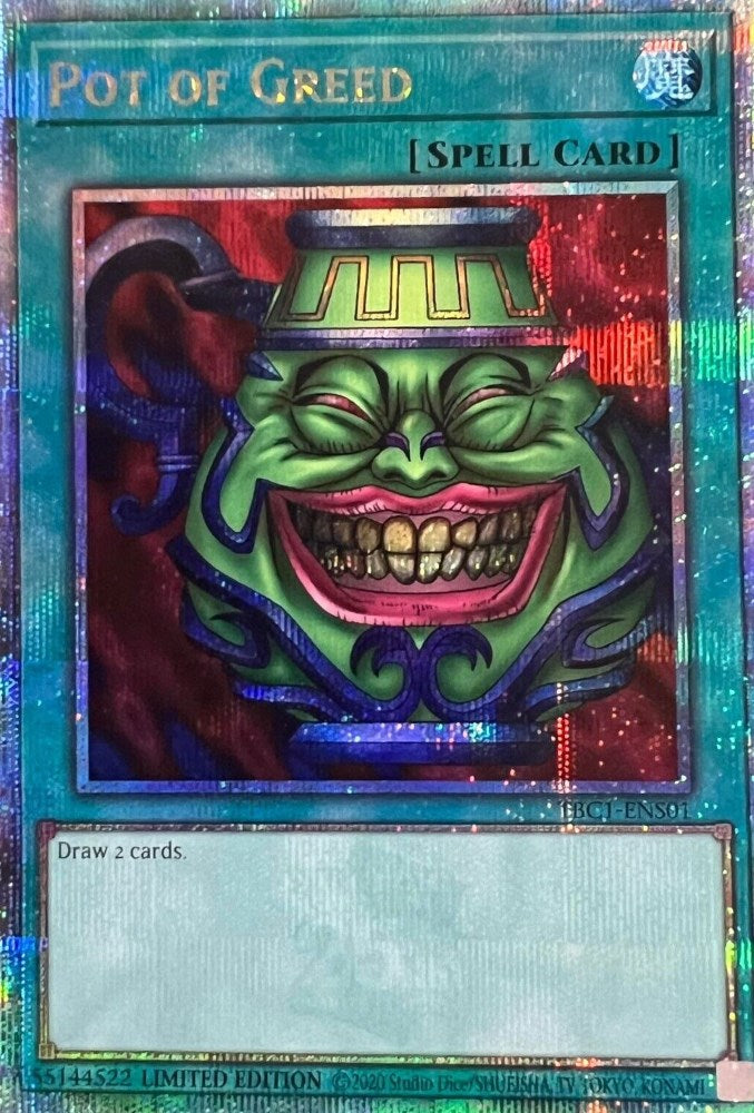 Pot of Greed [TBC1-ENS01] Secret Rare | Clutch Gaming