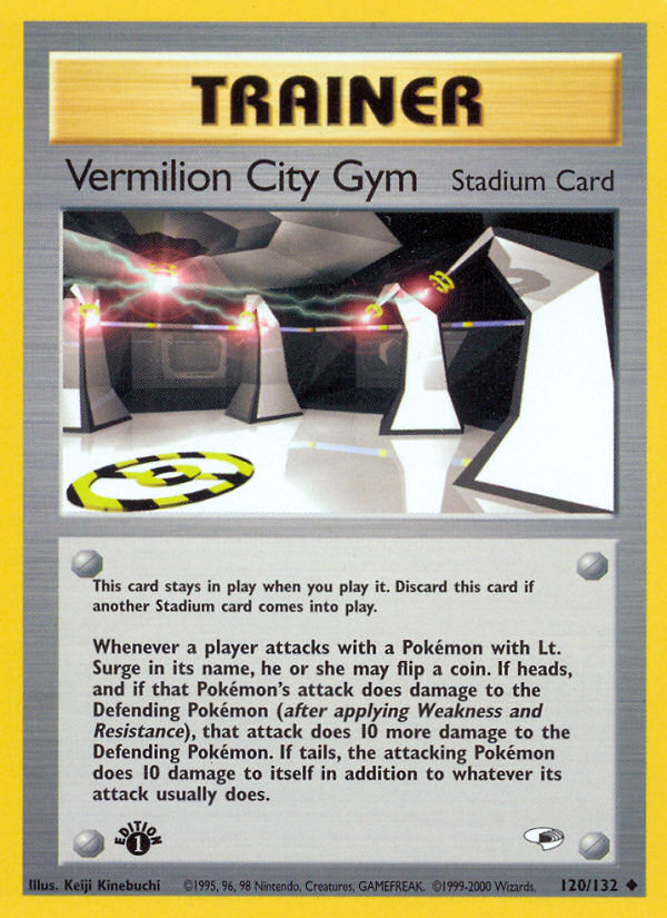 Vermilion City Gym (120/132) [Gym Heroes 1st Edition] | Clutch Gaming