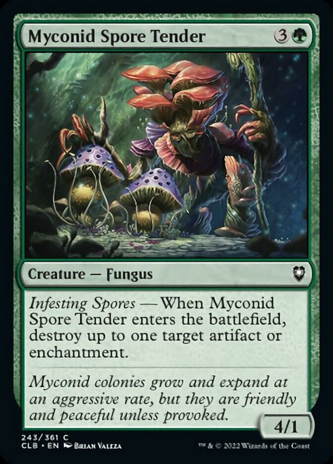 Myconid Spore Tender [Commander Legends: Battle for Baldur's Gate] | Clutch Gaming