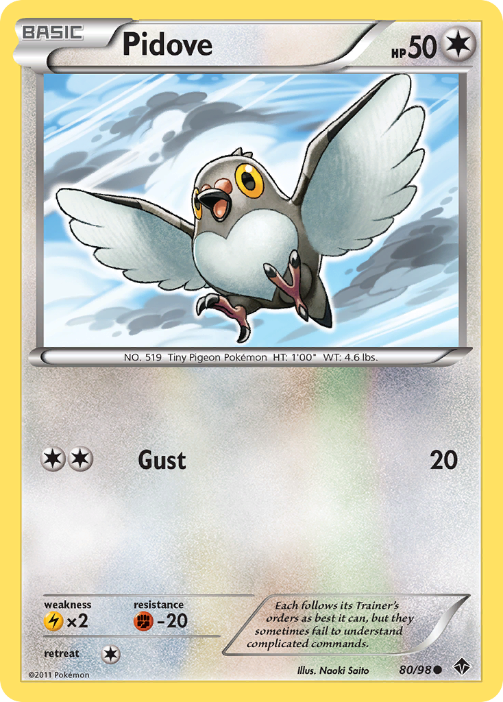 Pidove (80/98) [Black & White: Emerging Powers] | Clutch Gaming