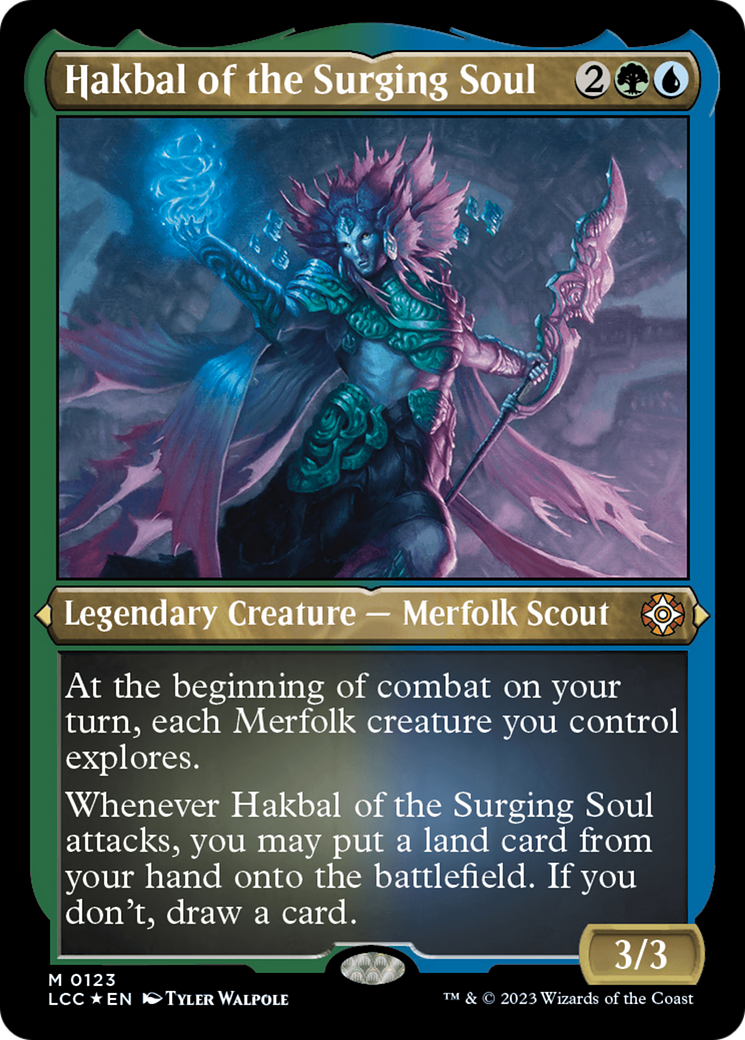 Hakbal of the Surging Soul (Display Commander) [The Lost Caverns of Ixalan Commander] | Clutch Gaming