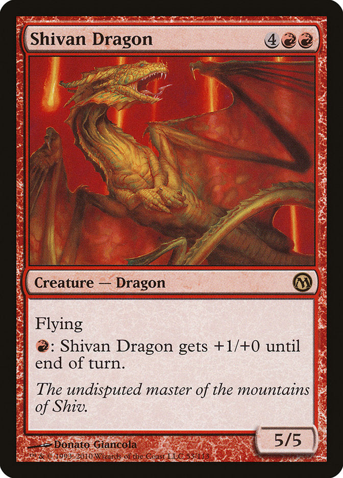 Shivan Dragon [Duels of the Planeswalkers] | Clutch Gaming