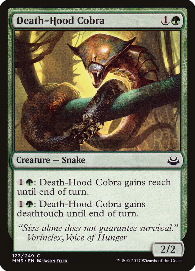 Death-Hood Cobra [Modern Masters 2017] | Clutch Gaming