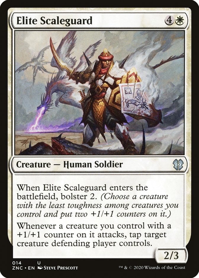 Elite Scaleguard [Zendikar Rising Commander] | Clutch Gaming