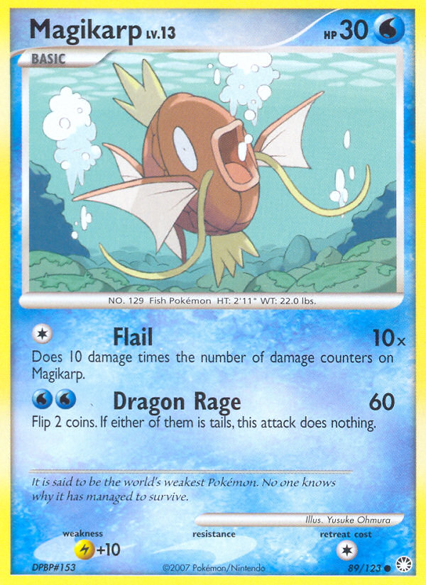 Magikarp (89/123) [Diamond & Pearl: Mysterious Treasures] | Clutch Gaming