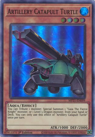 Artillery Catapult Turtle [MP21-EN099] Super Rare | Clutch Gaming