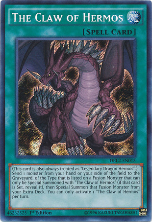 The Claw of Hermos [DRL2-EN013] Secret Rare | Clutch Gaming