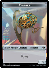 Myr // Thopter Double-Sided Token [Phyrexia: All Will Be One Commander Tokens] | Clutch Gaming