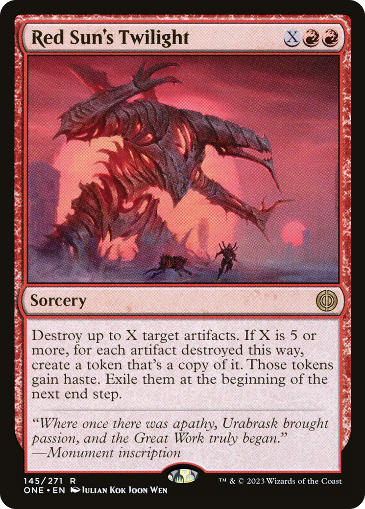 Red Sun's Twilight [Phyrexia: All Will Be One] | Clutch Gaming