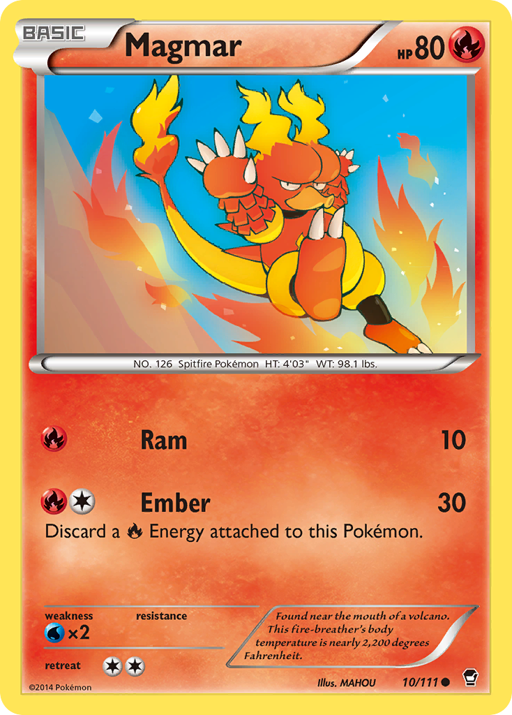 Magmar (10/111) [XY: Furious Fists] | Clutch Gaming