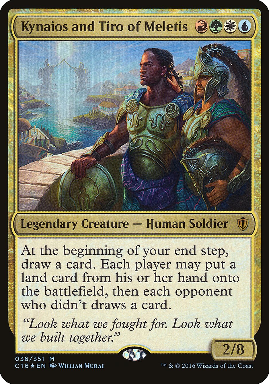 Kynaios and Tiro of Meletis (Oversized) [Commander 2016 Oversized] | Clutch Gaming