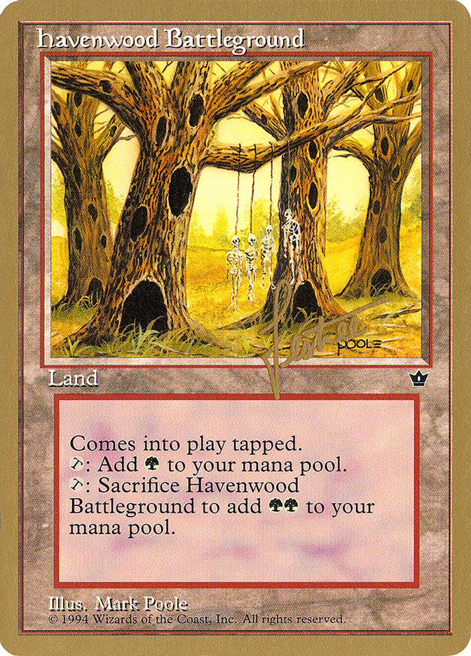 Havenwood Battleground (Bertrand Lestree) [Pro Tour Collector Set] | Clutch Gaming