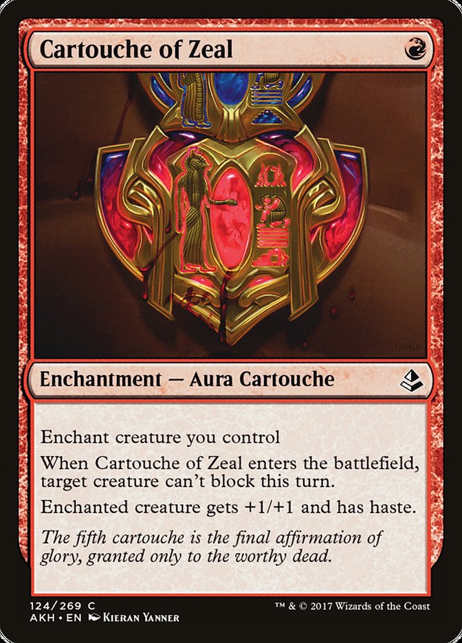 Cartouche of Zeal [Amonkhet] | Clutch Gaming