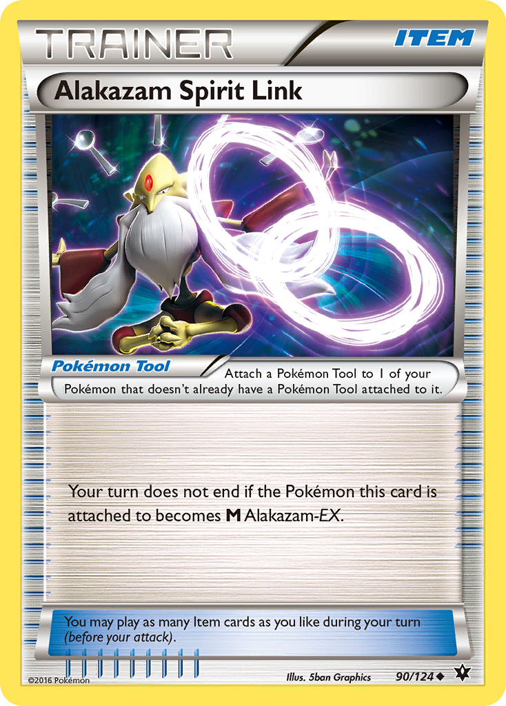 Alakazam Spirit Link (90/124) [XY: Fates Collide] | Clutch Gaming