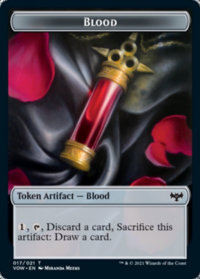 Blood // Wolf (014) Double-Sided Token [Innistrad: Crimson Vow Tokens] | Clutch Gaming